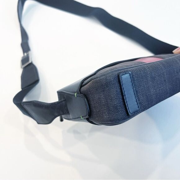 Tibi Miriam Schaefer Bebe Crossbody Camera Bag with Red Stripe - Picture 14 of 16